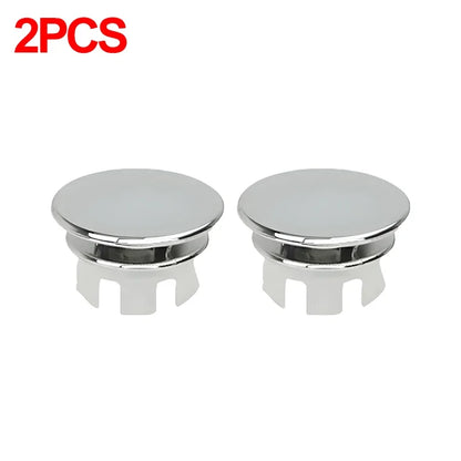 Sink Overflow Ring Cover Plug Bathroom Basin Drain Hole Cap 4/1PCS