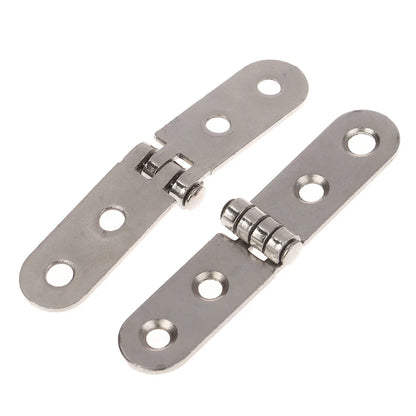 2pcs 180 Degree Screw-On Hinges For Sewing Machine Cabinet Door Hinge  Foldable Hinge Flap Furniture Hardware Accessories