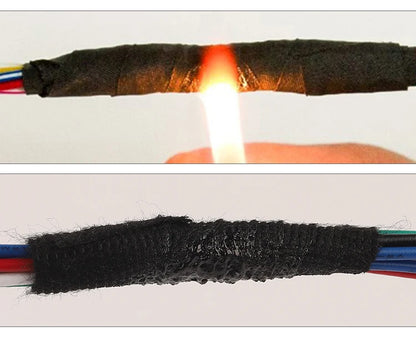 15m High Temperature Resistant Flame Retardant Velvet Electrical Tape for Car Engine Compartment Insulation