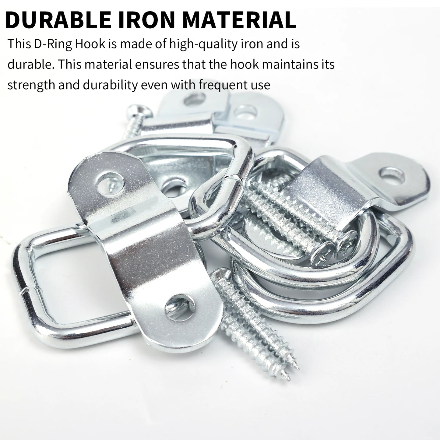 Surface Mount D Ring Tie Down Clip for Trailer Truck Fastener