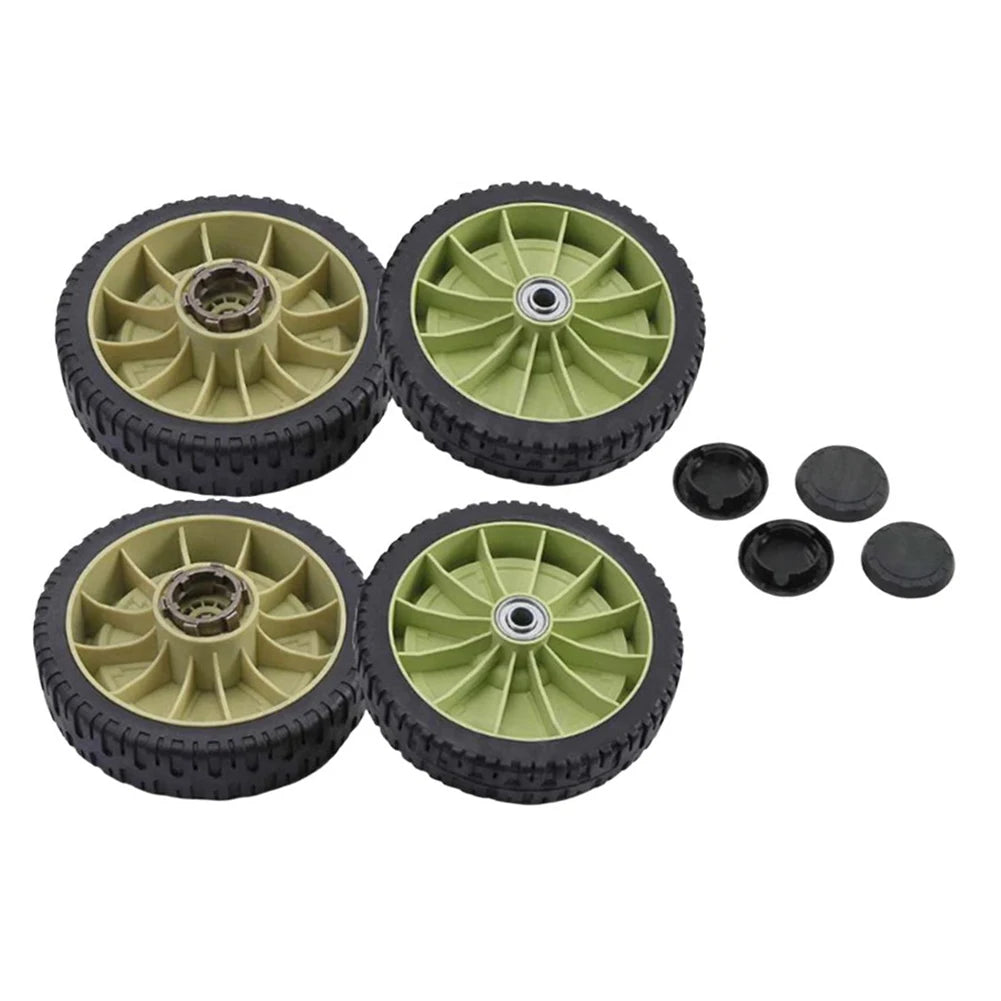 Lawn Mower Wheel Replacement Kit 20CM Diameter 4 Pack Front Rear Wheels for Honda Models HR214 HRU214 HRU215 HRU216D HRU196 Use