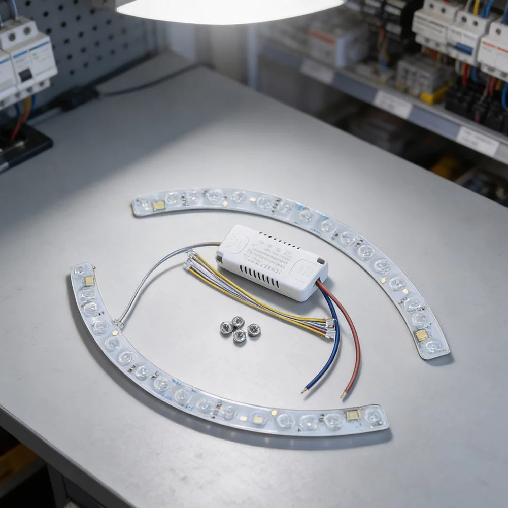 Ceiling Fan Light Source Curved LED Light Strip With LED Lens Light So ...