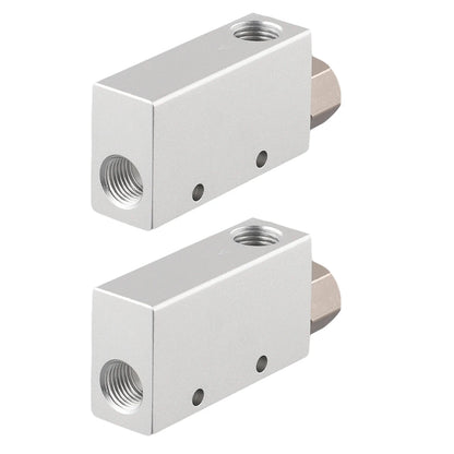 Vacuum Generator Pneumatic Control Valve CV1025 Air Exhaust Ejector Aluminum Alloy Resistant with Threaded Ends