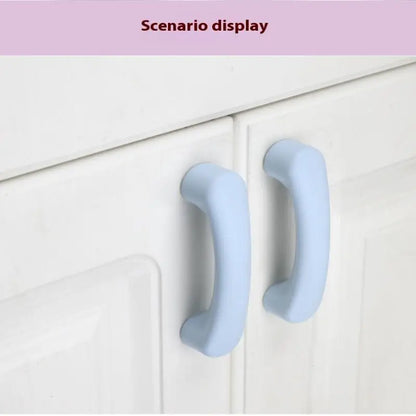 1pc Children's Furniture Handles Nordic Ceramic Children Room Cabinet Handles Macaron Colorful Round Drawer Knobs And Pulls