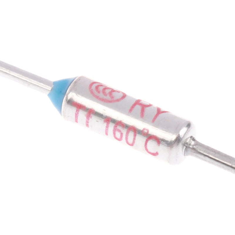 10Pcs RY Thermal Fuse 15A 250V Temperature Cutoff 121C–192C