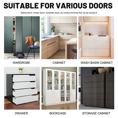 Magnetic Cabinet Door Catch 20/2PCS Self Adhesive Hidden Magnet Closer