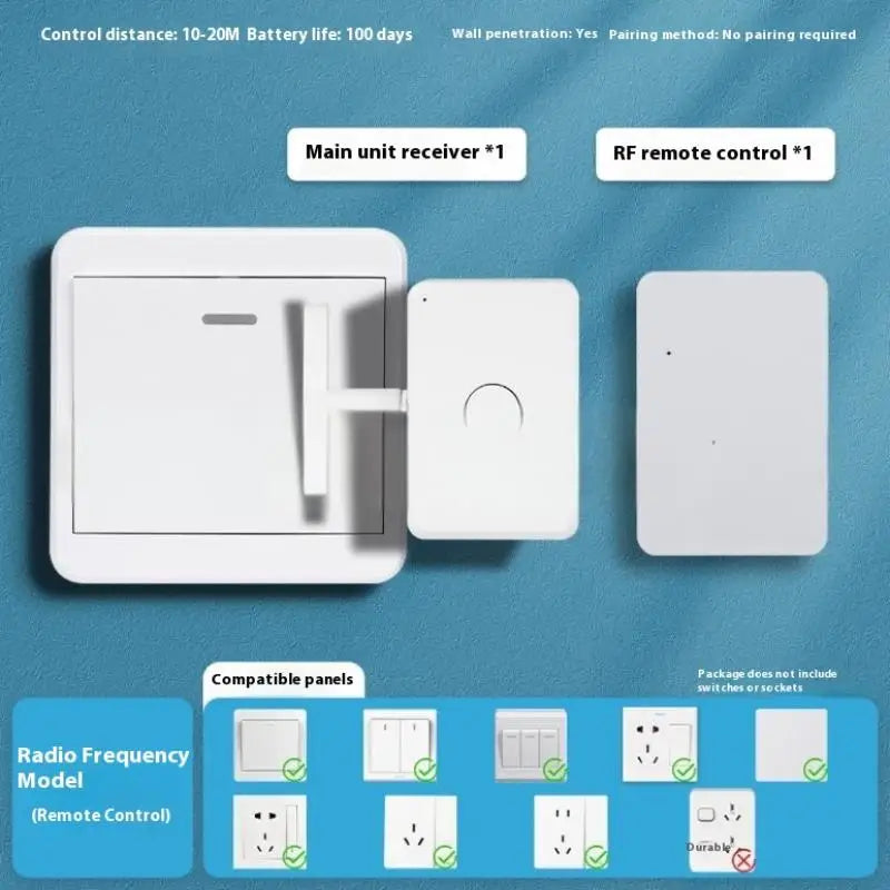 1set USB Rechargeable Lazy Remote Control Switch Wireless Control Light SOff Tool Automatic Button Pusher Intelligent