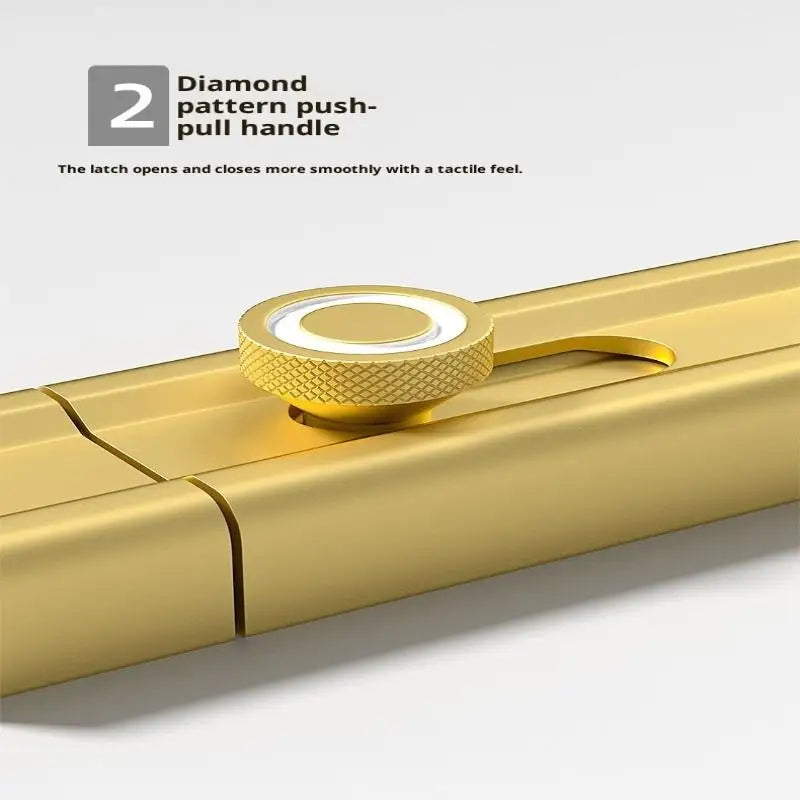 No Punching Door Lock Buckle Anti-Theft Latch Adhesive Hardware