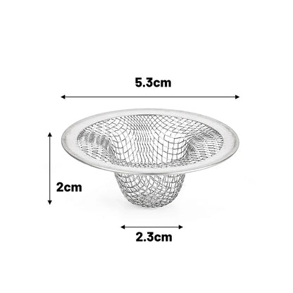 20x Stainless Steel Sink Filter Kitchen Bathroom Floor Drain Mesh Filters Drain Basket Waste Screen Hole Trap Strainer Stopper