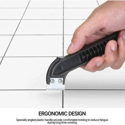 1pc Wall Floor Tiles Seam Caulk Grout Remover Paint Scraper Tile Joint Cleaner Knife Blade Construction Drywall Taping Tool