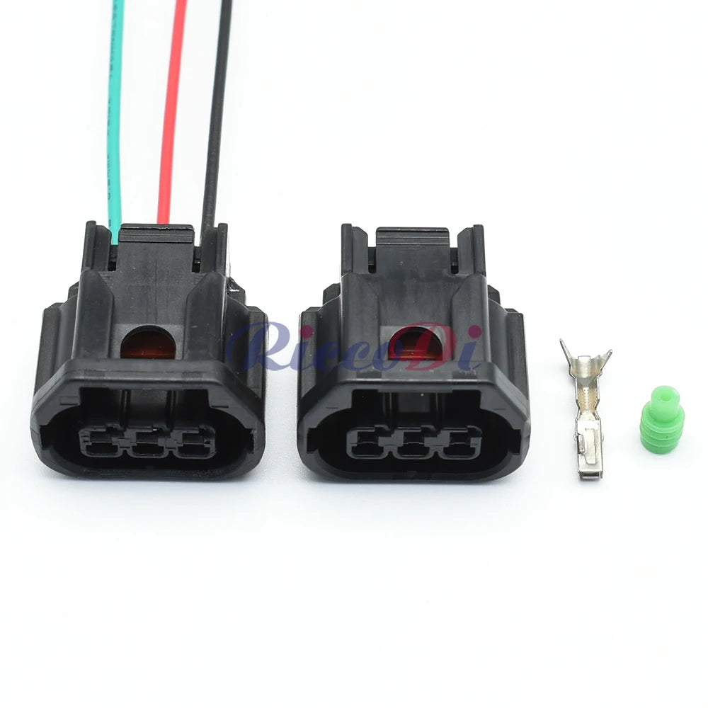 3 Pin Auto LED Fog Light & DRL Wire Harness Connector Plug 6189-7494 For Honda Civic Accord UR-V