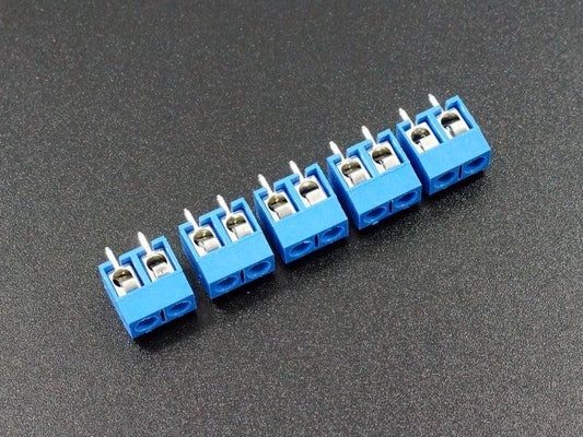 Screw Terminal 5.08mm 2-Pos (5-Pack)