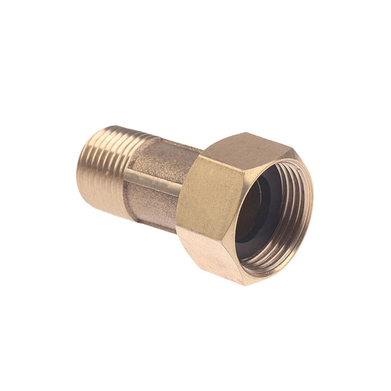 1/2" & 3/4" Water Meter Adapter Male to Female Threaded Coupler Connector