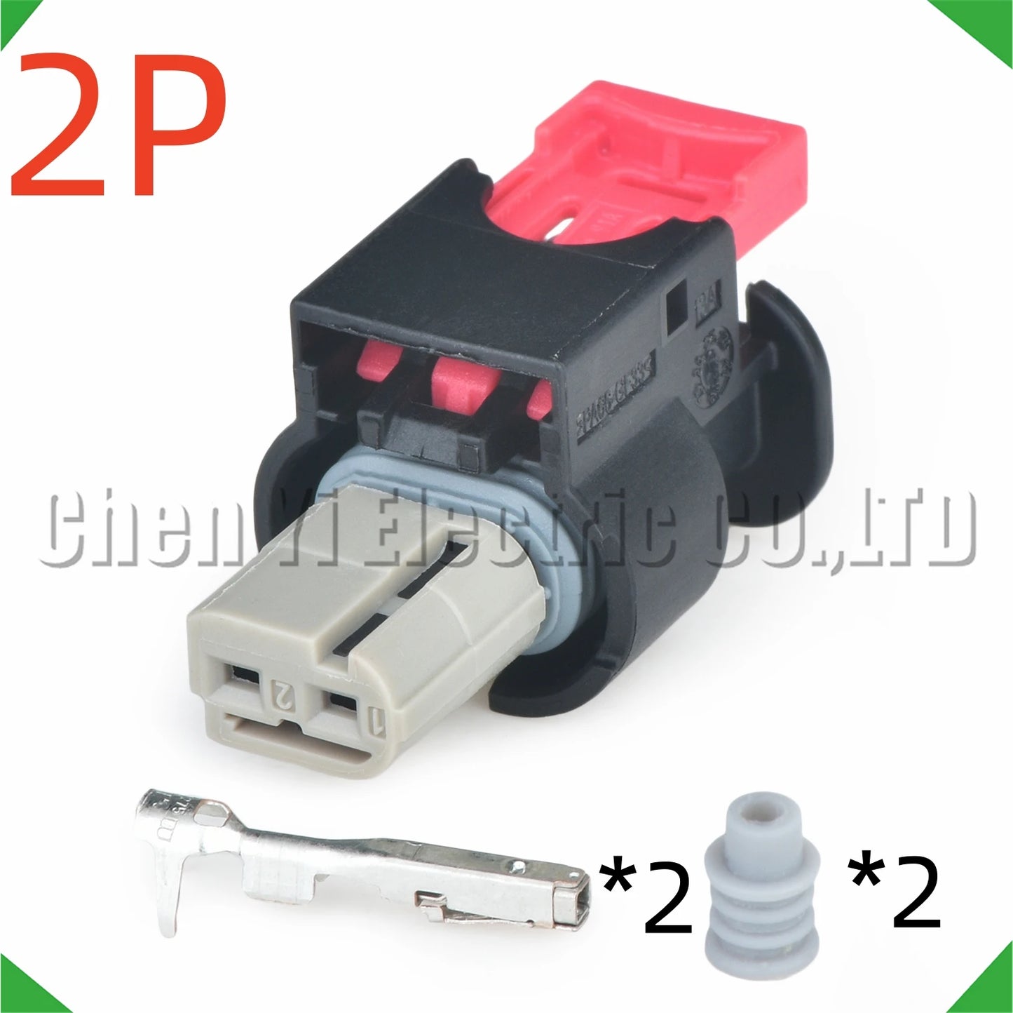 2 Pin Automotive Connectors Taillight Speaker Buzzer Wire Harness Plug 35126363 35126365 for Tesla