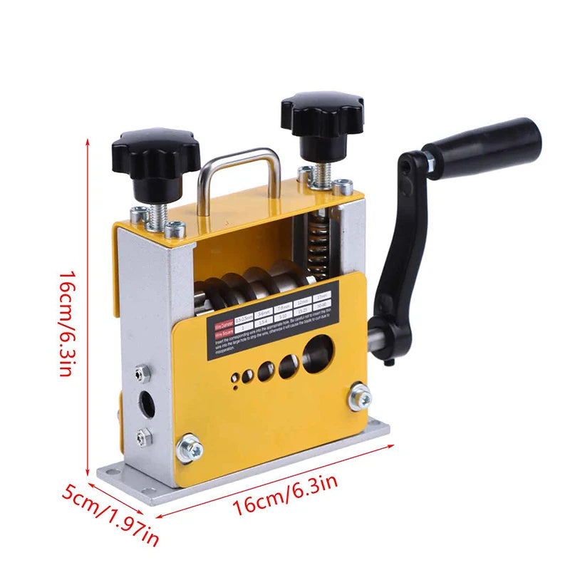 Portable Wire Stripper 0.5-15mm & 1-17mm Rust-Proof Blade Cable Tool