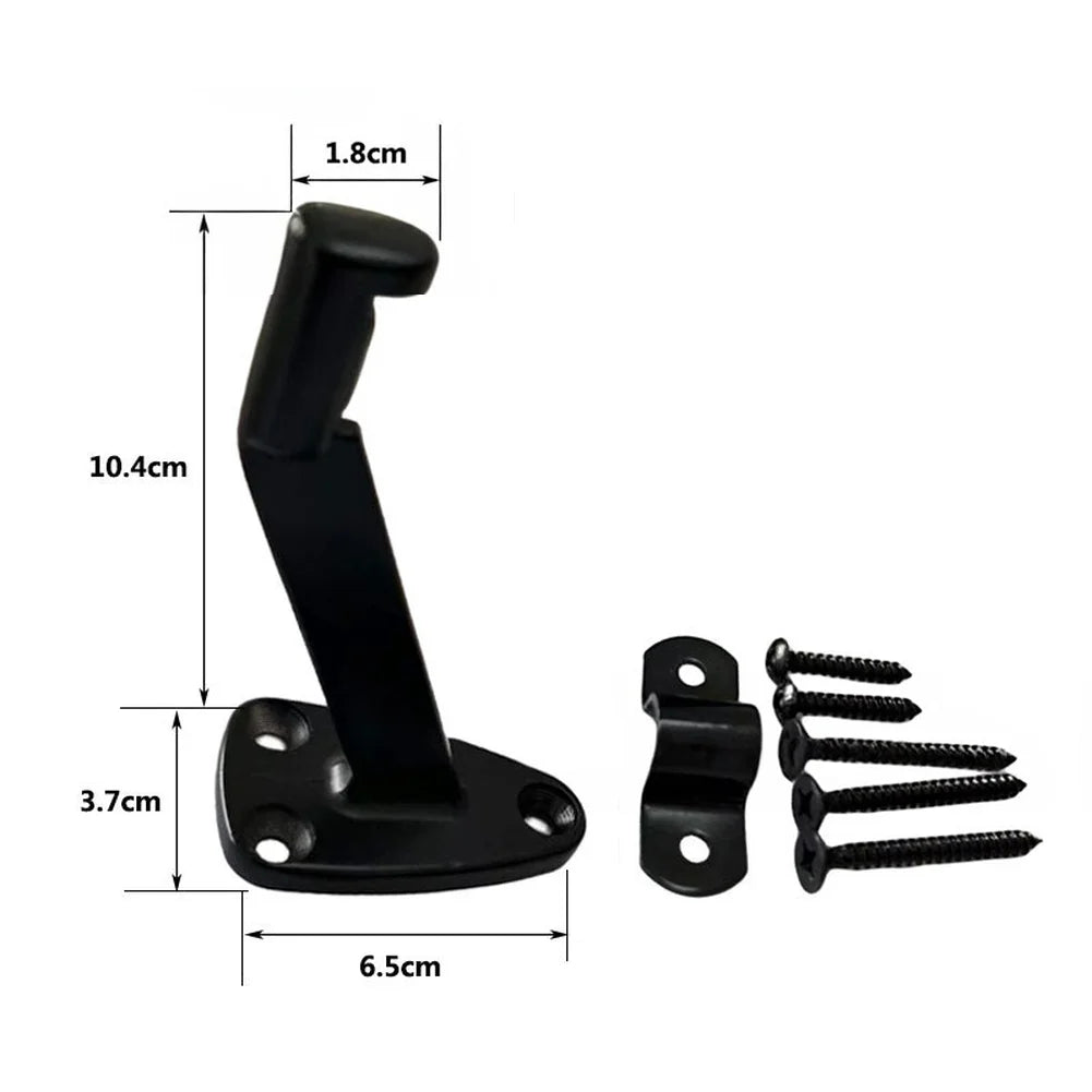 6-Pack Aluminum Alloy Wall Brackets For Staircase Handrails Rust-Resistant Heavy-Duty Support Brackets For Indoor Outdoor Use