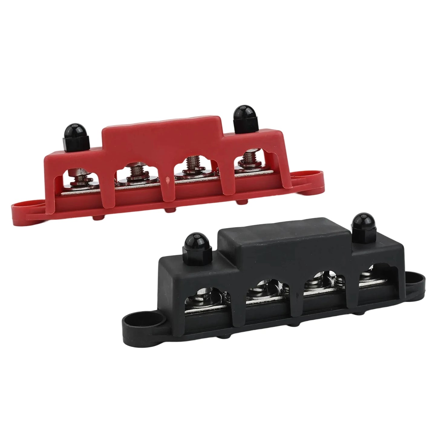 168*54mm DC Busbar Busbar Distribution Block For Power Systems Current Capacity Power Distribution Block 62.5A Rated Terminals