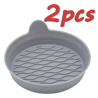 Non-Slip Car Coaster Universal Silicone Mat for Car Water Cup Auto Anti-Slip Cup Pad Drink Holder Mat Decoration Accessories