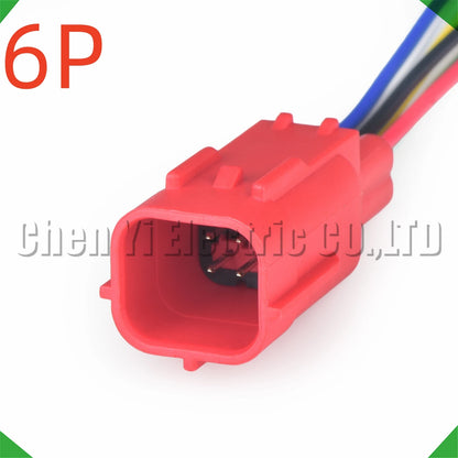 6 Pin OBD Connector 7289-9553-30 LED Fog Plug for Harley Honda