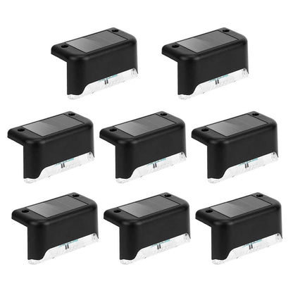 Solar Pathway Light – Outdoor Garden Step Light Waterproof Fence Lighting Yard Decor Stair Lamp with Warm White LED