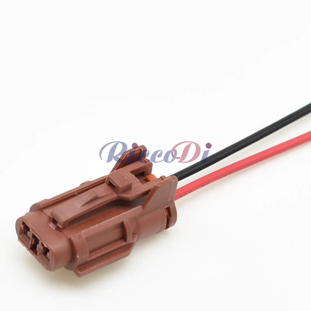 DJ7022YB-2.8mm 3-Pin Brown Waterproof Automotive Plug Connector Socket Male Female