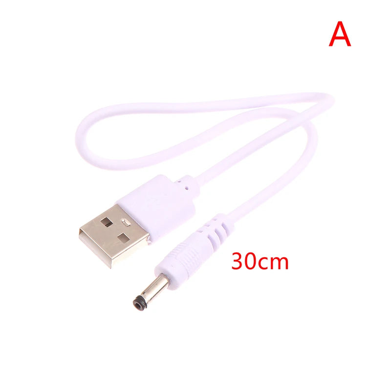USB to DC 3.5mm Power Cable Jack Connector 5V Charger Universal for HUB Mini Fan Router MP3/MP4