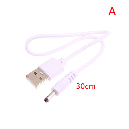 USB to DC 3.5mm Power Cable Jack Connector 5V Charger Universal for HUB Mini Fan Router MP3/MP4