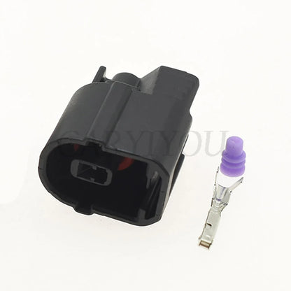 DJ70112A-1-11 / DJ70112A-1-21 Automotive Male & Female Connector — 1-Pin with Crimp Terminals