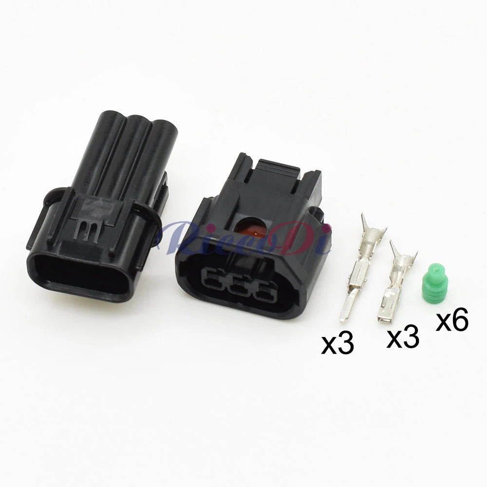 3 Pin Auto LED Fog Light & DRL Wire Harness Connector Plug 6189-7494 For Honda Civic Accord UR-V