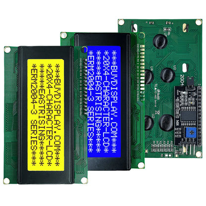 LCD2004A 20x4 Character I2C LCD Display Module HD44780 with Serial Interface Adapter Blue Green Screen for Arduino Projects