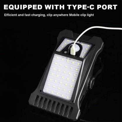 LED Solar Garden Lights Outdoor Solar Clip Light Rechargeable Motion Sensor Camping Lamp Fence Street Landscape Wall Decoration
