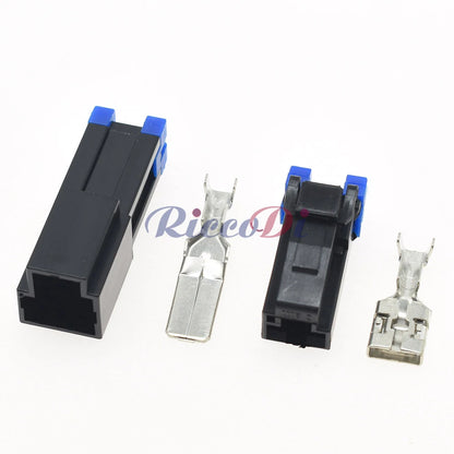 MG623688-5 / MG613689-5 Automotive KET 9.5mm Unsealed Connector — Male & Female Large Current Wiring Plug