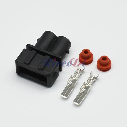 DJ70252-4.8-11/21 2-Pin 4.8mm Waterproof Automotive Wire Harness Connector Electric Plug