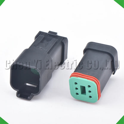 6 Pin Deutsch DT Connector DT06-6S DT04-6P Waterproof Plug