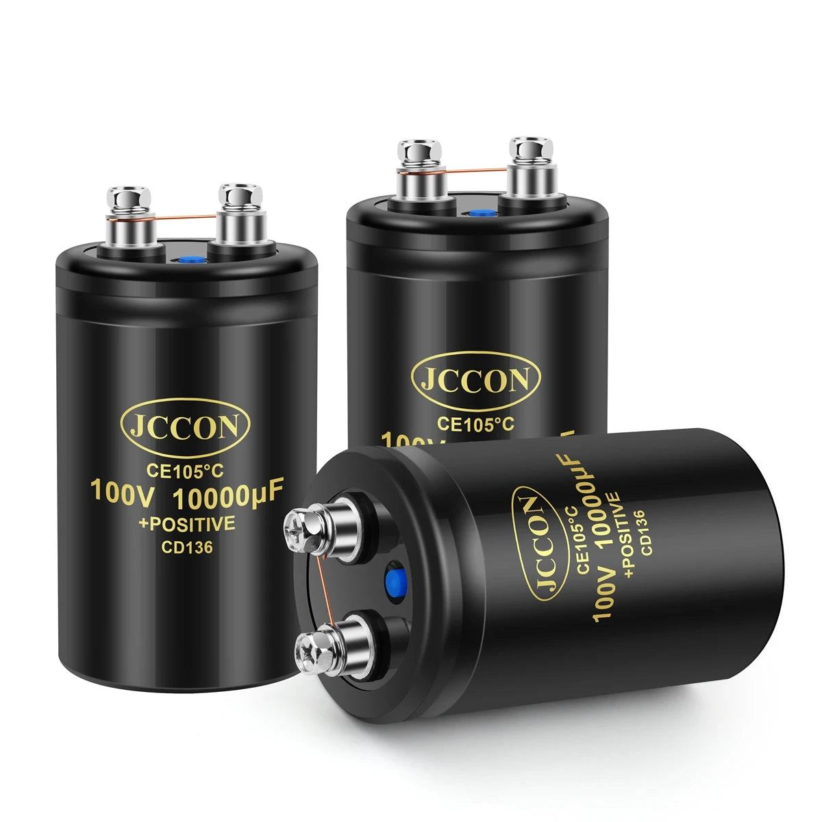 400V 3300µF CD136 Bolt Electrolytic Capacitor 63.5x105mm CE 105℃ With Bracket 2000H