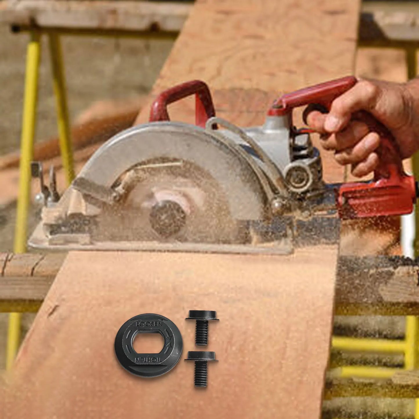Circular Saw Outer Clamp Flange Washer &amp; Blade Bolt — For DeWalt DC390 DC310KL DCS391 Power Tool Accessories