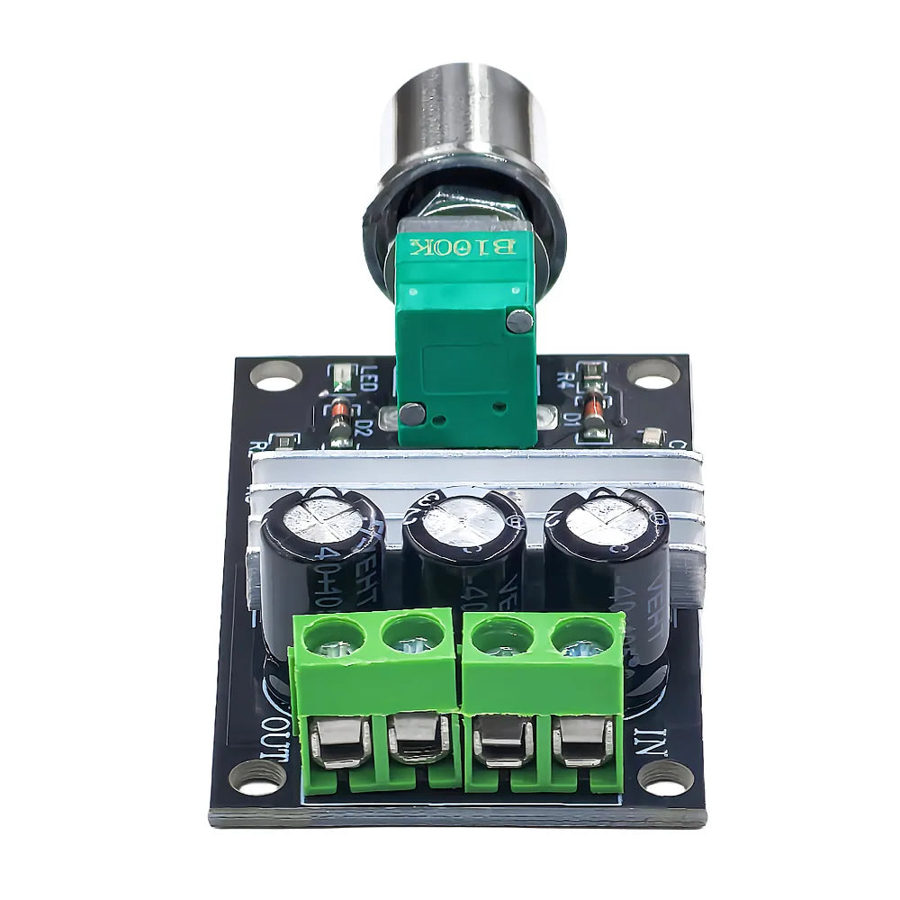 PWM DC Motor Speed Controller Regulator 6V-28V 3A 80W Adjustable with Potentiometer Switch