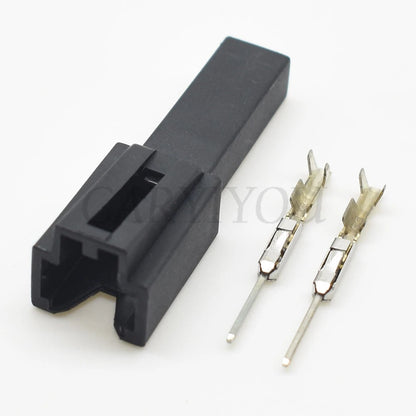 Automotive License Plate Lamp Wire Harness Socket with Terminal Compatible with 1-1534113-1 1534155-1 4B0971832 4E0972575