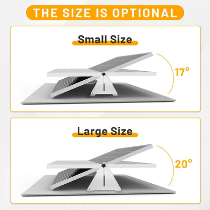 1Set Tilting Solar Panel Brackets Adjustable Brackets For PV Solar Panel 240x195x43mm 275x243x43mm Solar Accessories