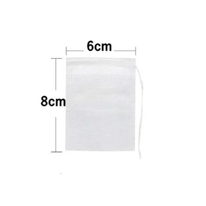 300/50PCS Disposable Tea Filter Bags Non-woven Fabric Tea Bag with Drawstring Kitchen Filter Paper for Coffee Herb Loose Tea
