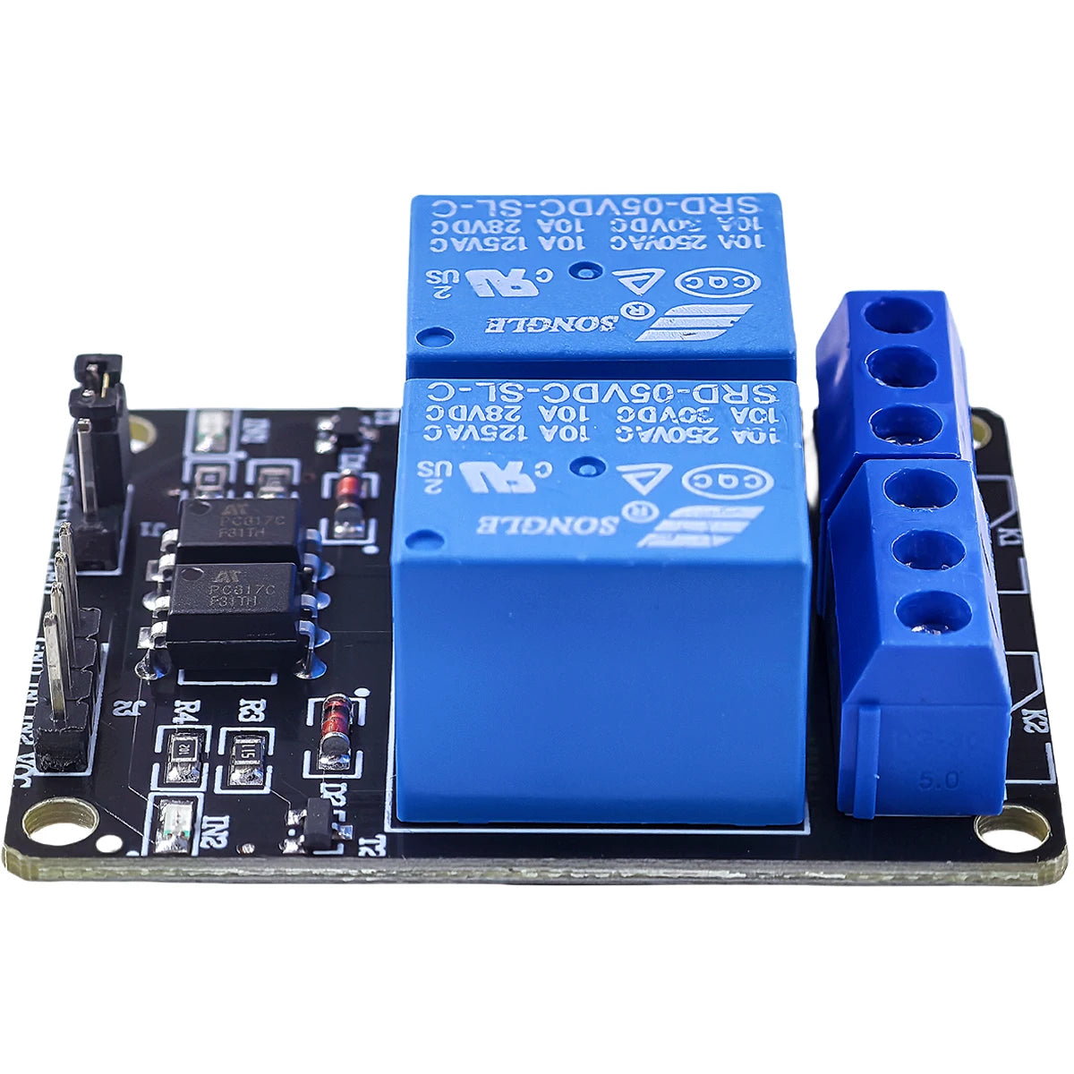 2-Channel 5V/12V Relay Module Low Level Trigger Board with Optocoupler for Arduino PIC AVR DSP ARM