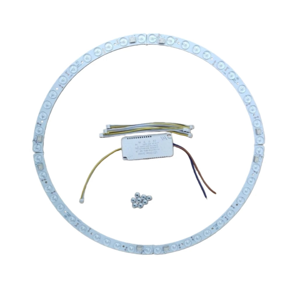 2/3/4pcs Fan-shaped LED Light Source Circular Ceiling Light Curved Lens Light Strip With 3-Stage Dimming Fan Lights