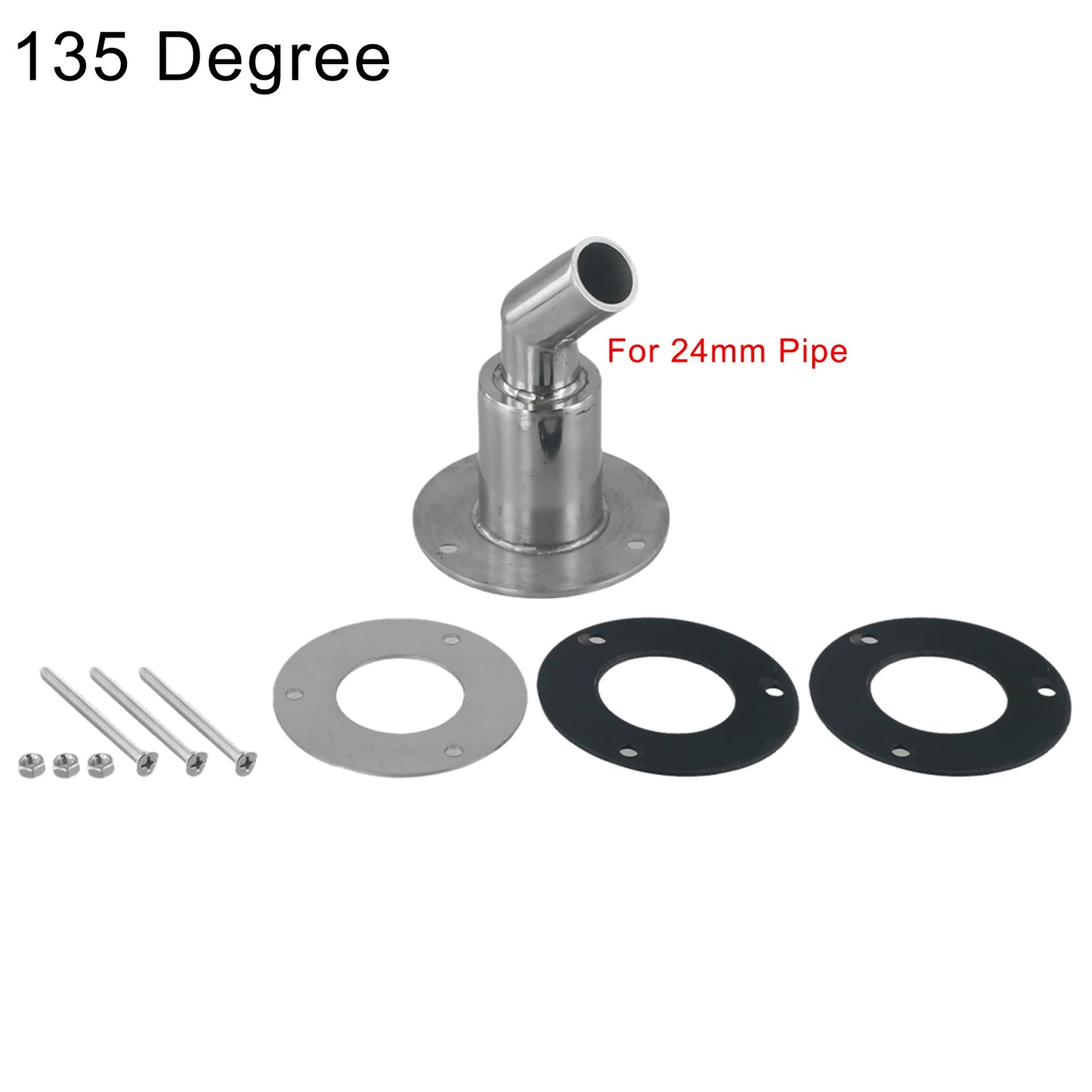1pcs 316 Stainless Steel Marine Heater Vent Hole Hot Gas Exhaust Pipe For Webasto For Eberspacher PlanarDiesel Parking Heaters