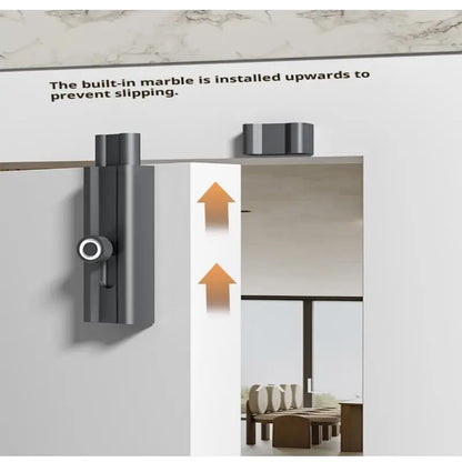 No Punching Door Lock Buckle Anti-Theft Latch Adhesive Hardware