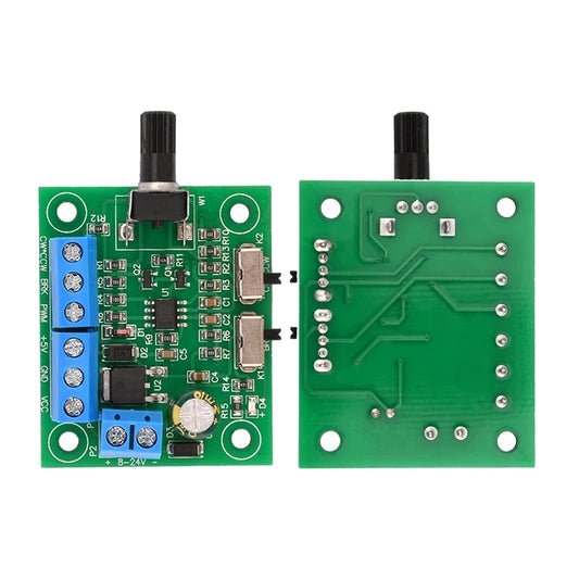New DC 8V-24V Brushless DC Motor Driver Controller Board PWM Driver Fan Motor Speed Governor Forward And Backward Control 18KHz