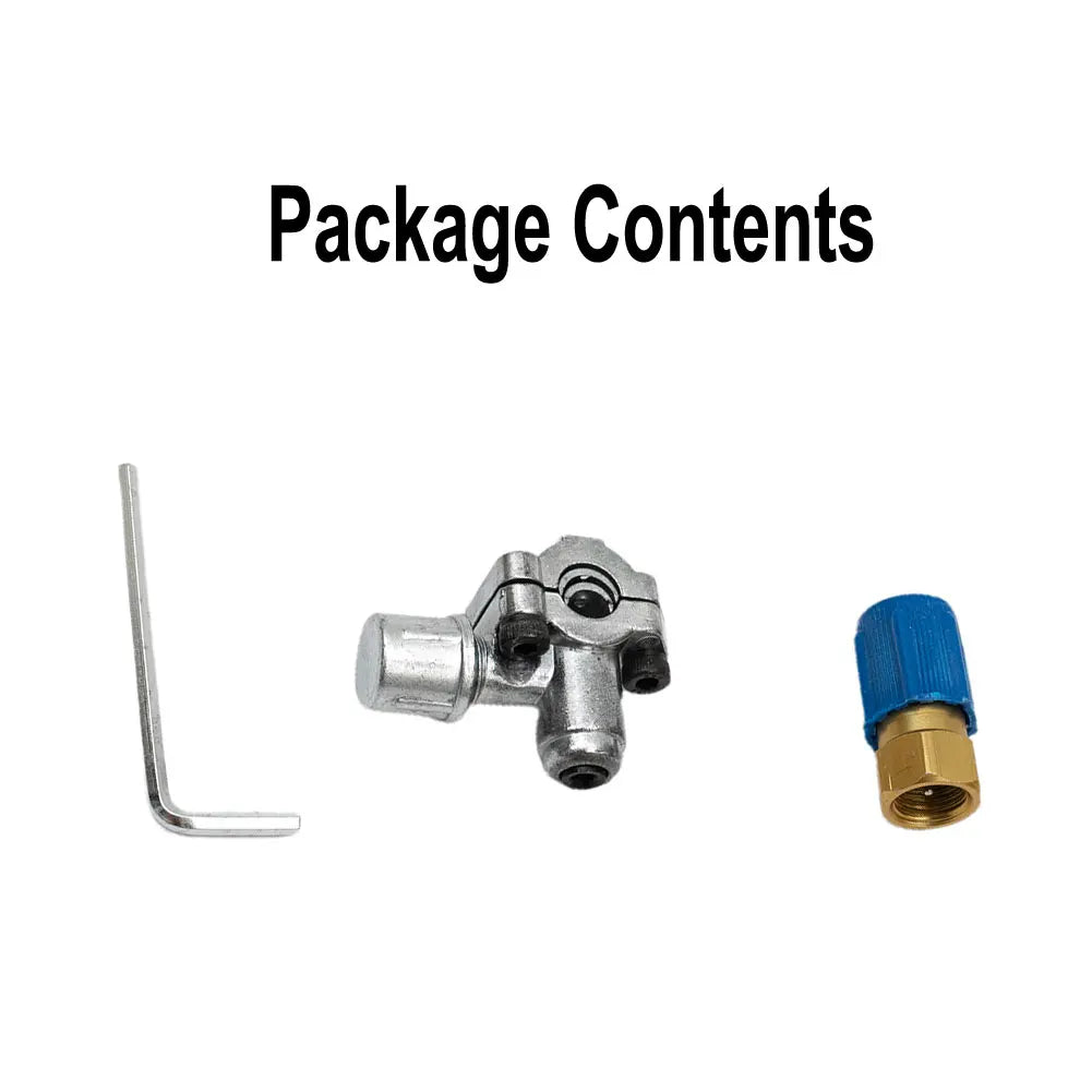 A/C Retrofit Valve & BPV31 Piercing Tap Kit For  R12 R22 R134A R134a Adapter Wrench Set HVAC Tool Parts