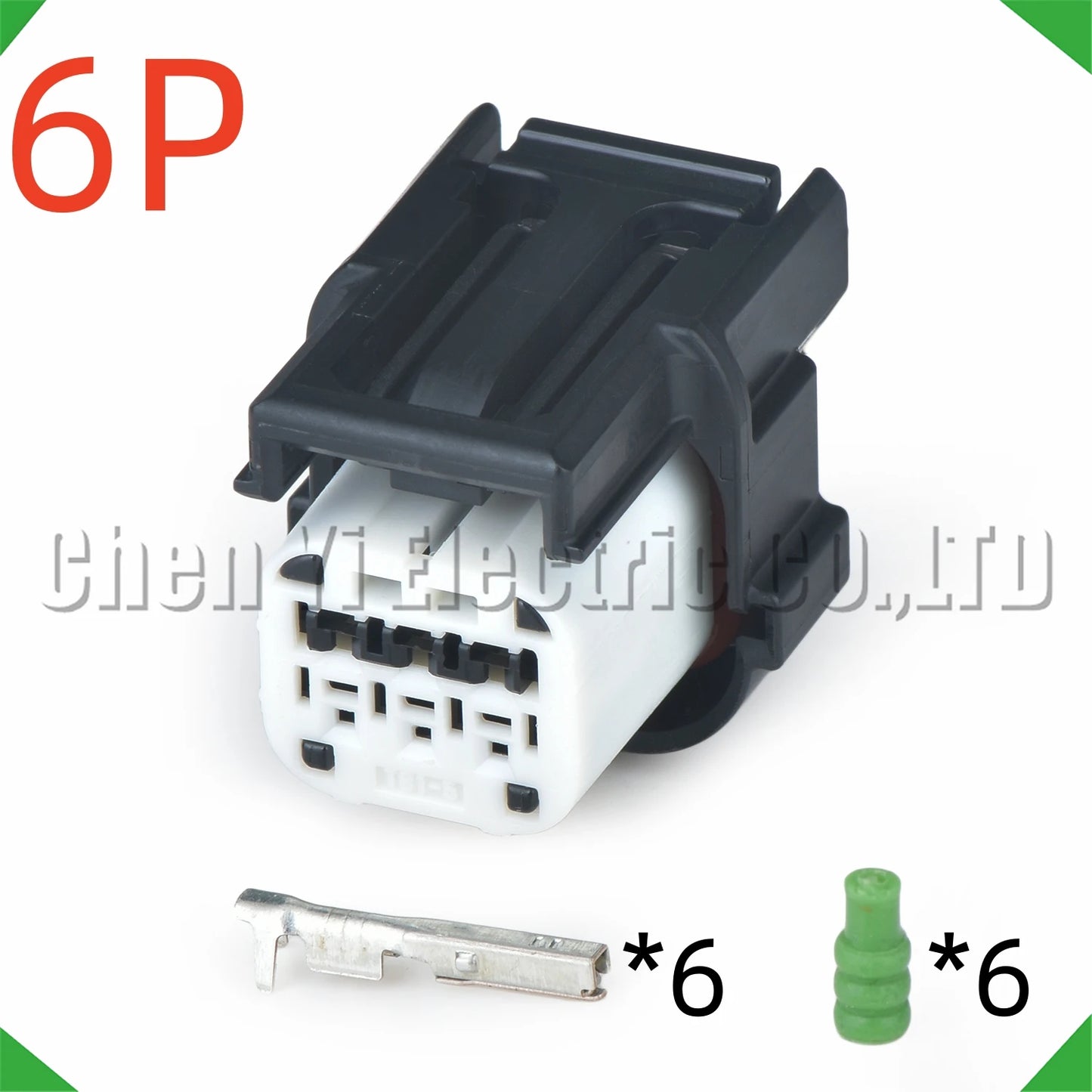 6 Pin OBD Connector 7289-9553-30 LED Fog Plug for Harley Honda