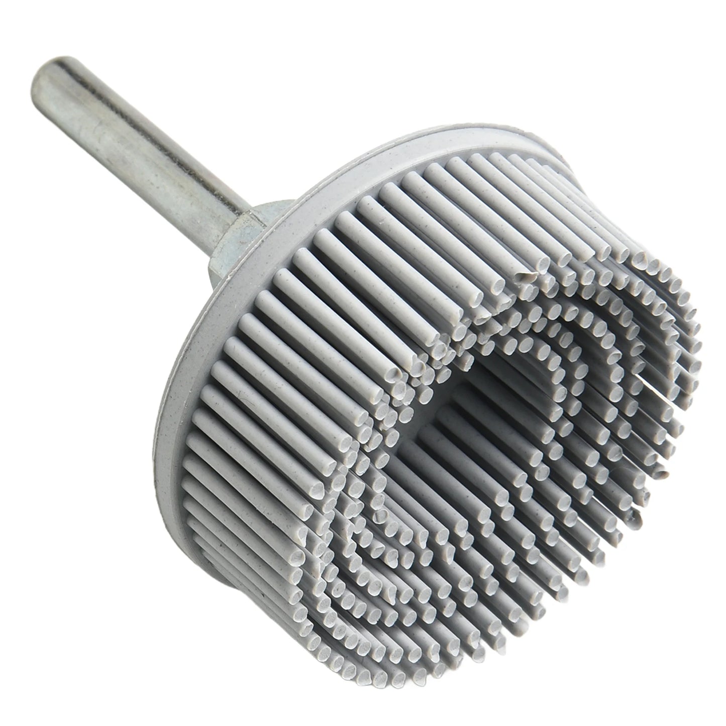 5 Pcs Polishing Brush Deburring Brush Abrasive Brush Set For Metal Aluminum Steel Iron Rubber Bristle Disc With Connecting Rods