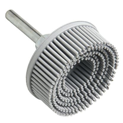 5 Pcs Polishing Brush Deburring Brush Abrasive Brush Set For Metal Aluminum Steel Iron Rubber Bristle Disc With Connecting Rods