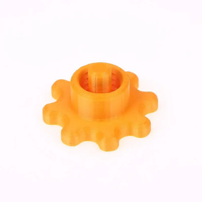 New 10PCS Orange Glass Glue Caps - Durable Plastic Sealing Caps For Standard Glue Bottles, Portable Decoration Tools